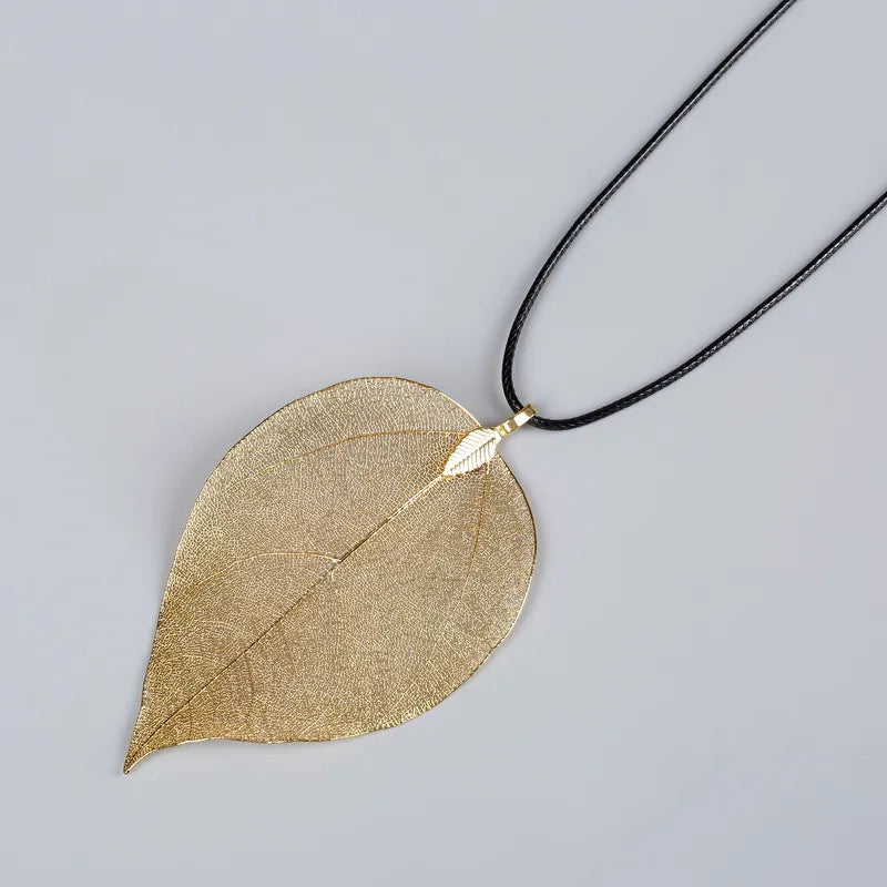 Collar Hoja Filigrana