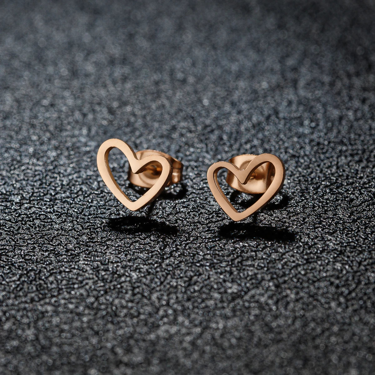 Aros Corazon Hueco