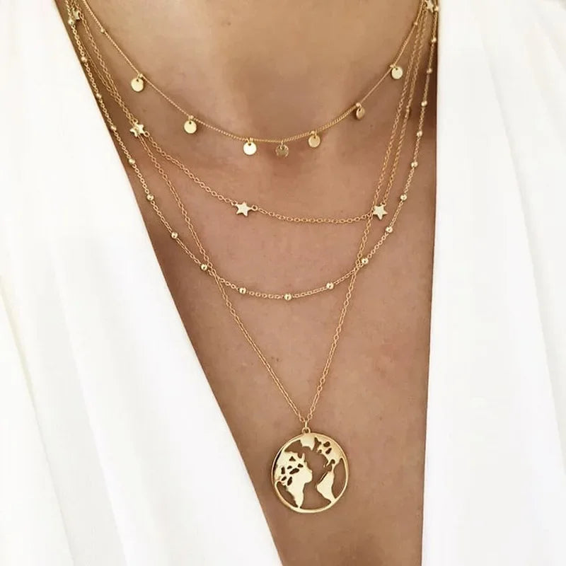Set Collares Boho Sol