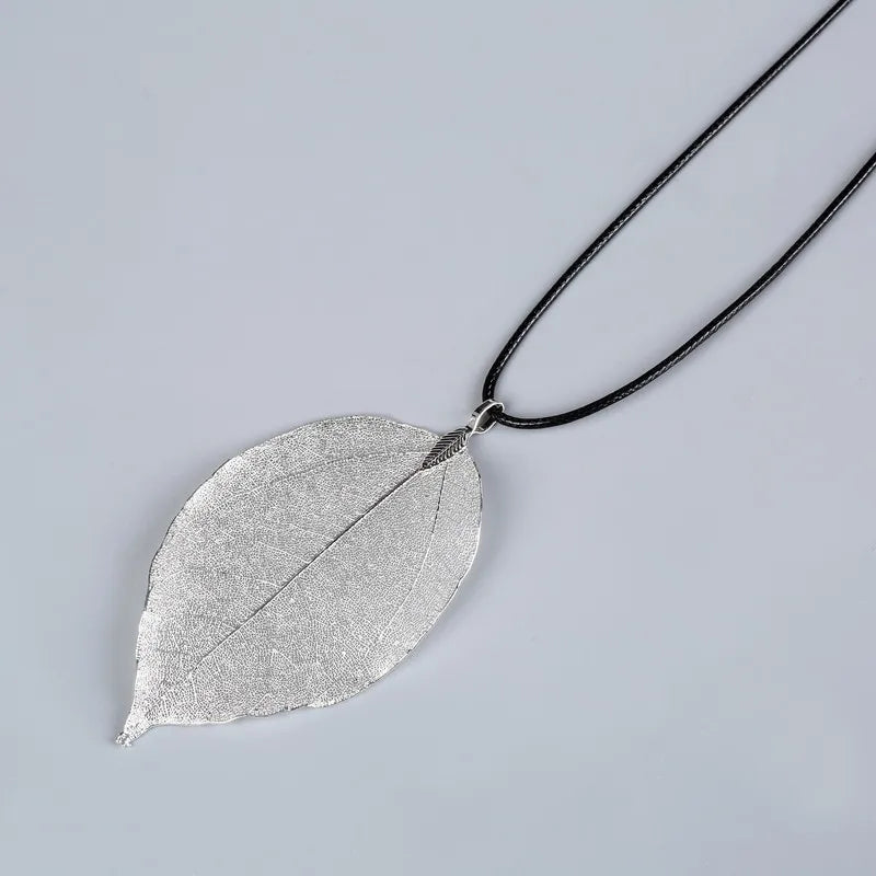 Collar Hoja Filigrana