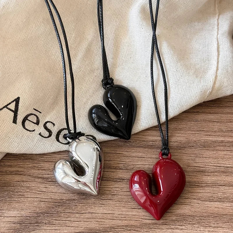 Collar Corazon Rojo
