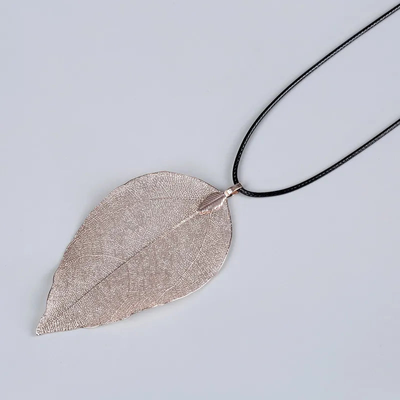 Collar Hoja Filigrana