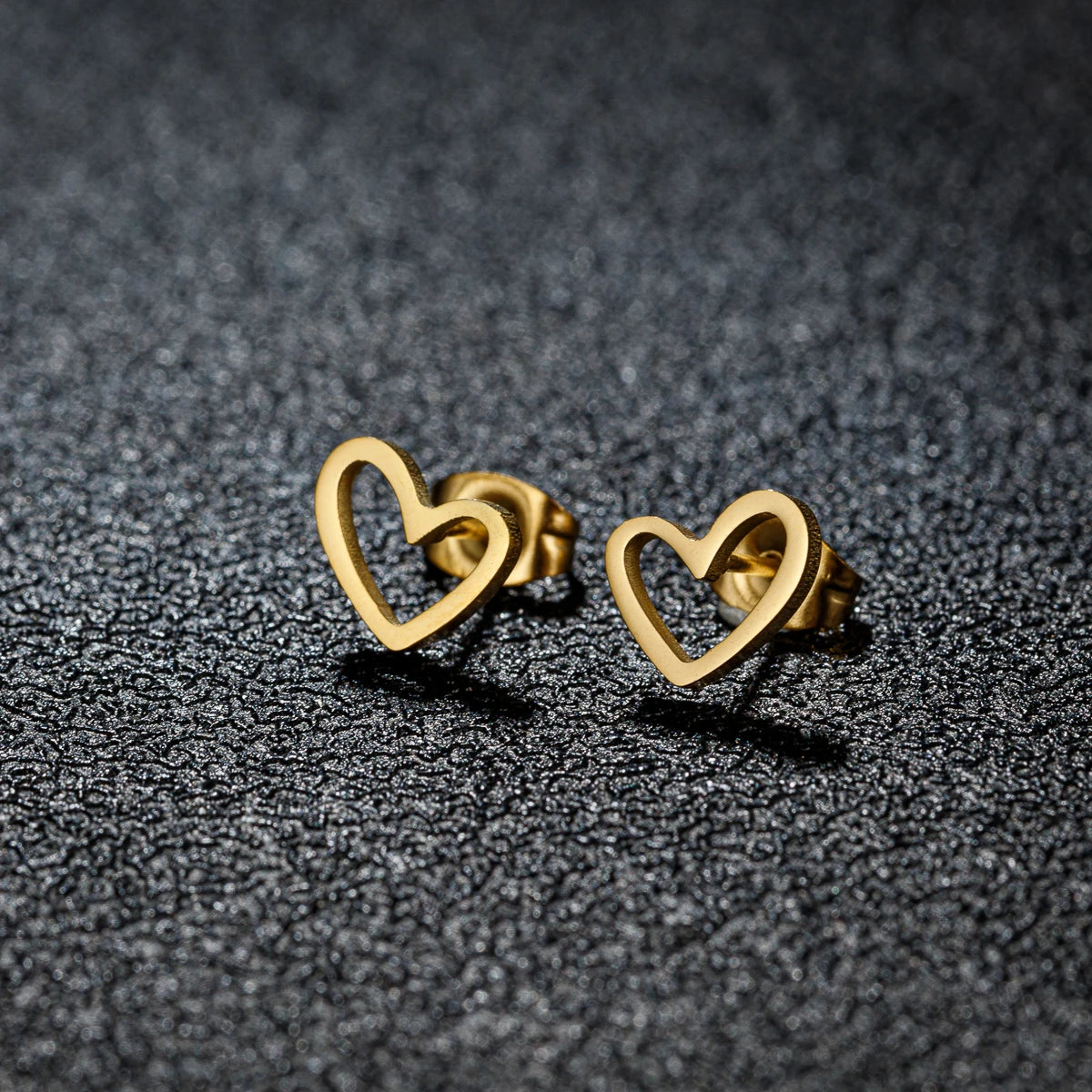 Aros Corazon Hueco