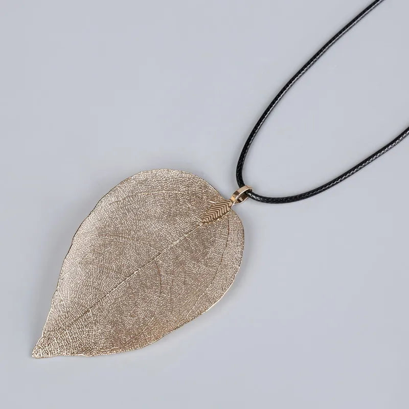 Collar Hoja Filigrana